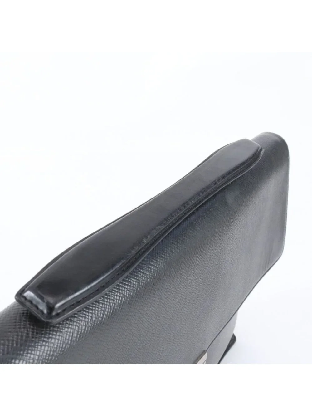 Louis Vuitton Taiga Angara Leather Business Document Briefcase Black